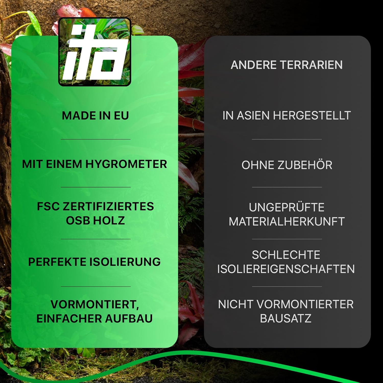 ITA Holzterrarium 60×30×30 cm - Bild 5